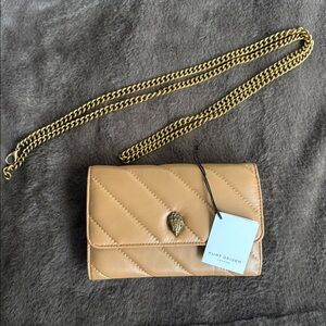 Kurt Geiger London Soho Drench Leather Wallet on a Chain